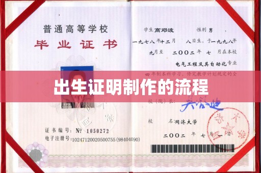 汤阴出生证明制作的流程