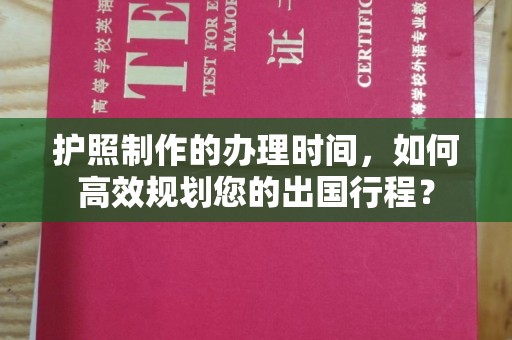 汤阴护照制作的办理时间，如何高效规划您的出国行程？